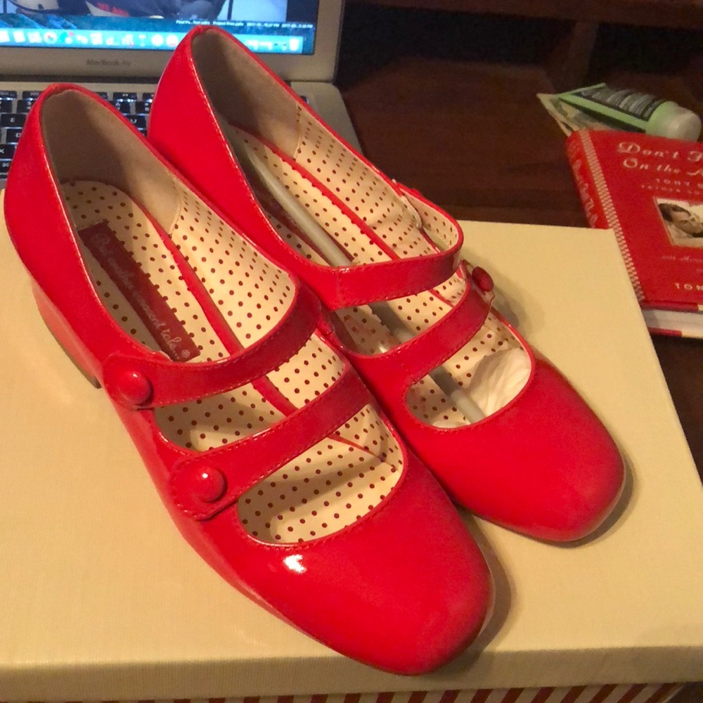 Poppy Red Shoes